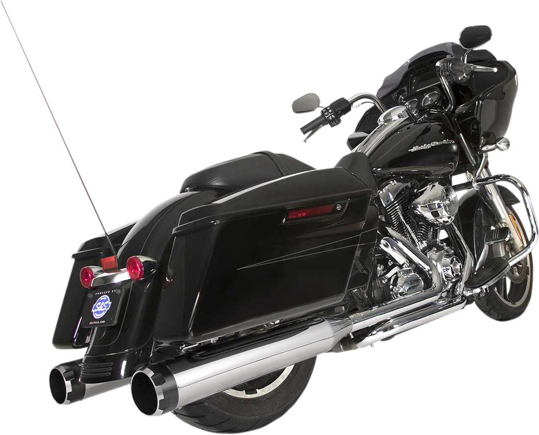 1800-2523 - S&S CYCLE Exhaust - Chrome 550-0677B