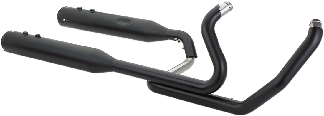 1800-2528 - S&S CYCLE Exhaust System - Black - Black Thruster 550-0700C