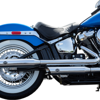 1801-1356 - S&S CYCLE Slash Cut Race Mufflers - Chrome 550-0739