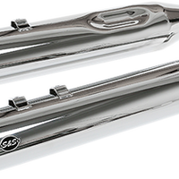 1801-1461 - S&S CYCLE GNX Mufflers - 4.5" - Chrome 550-0991