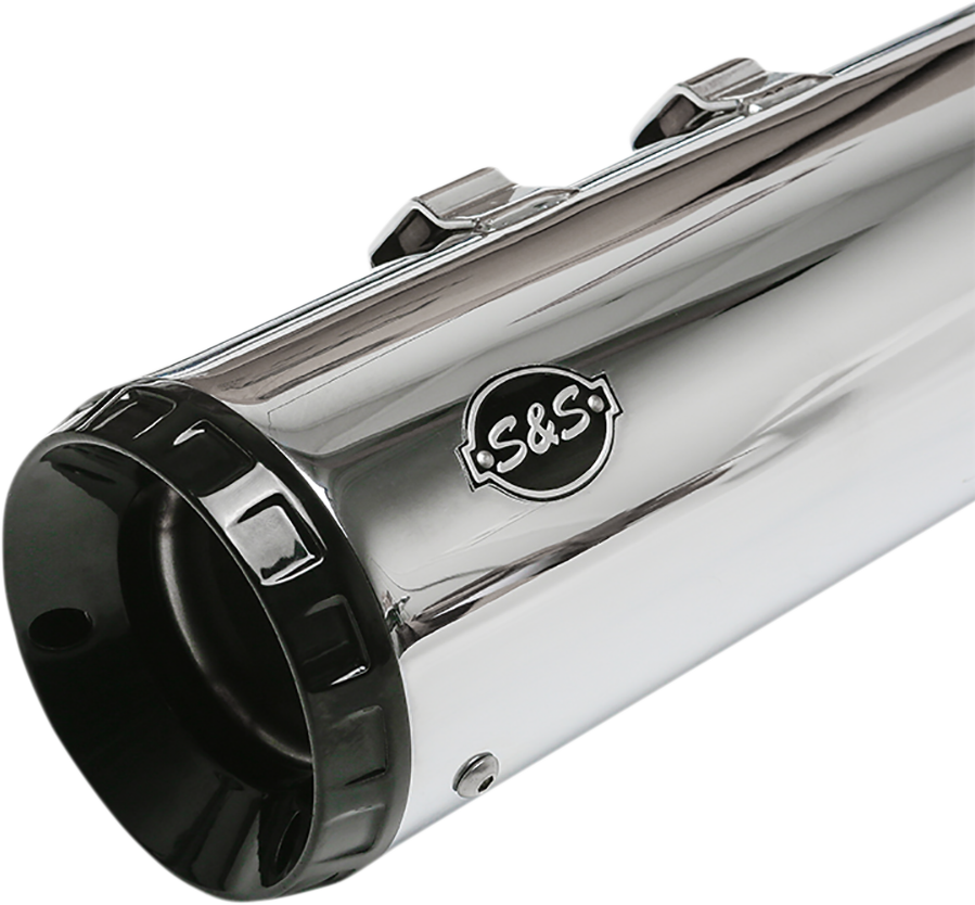 1801-1461 - S&S CYCLE GNX Mufflers - 4.5" - Chrome 550-0991