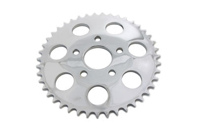 19-0047 - Chrome 43 Tooth Rear Sprocket by York
