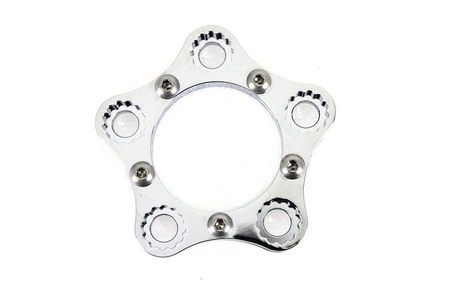 19-0252 - Rear Sprocket or Pulley Lock Ring Kit Chrome by V-Twin