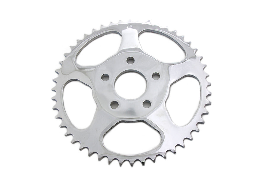 19-0672 - Rear Sprocket Chrome 48 Tooth by York