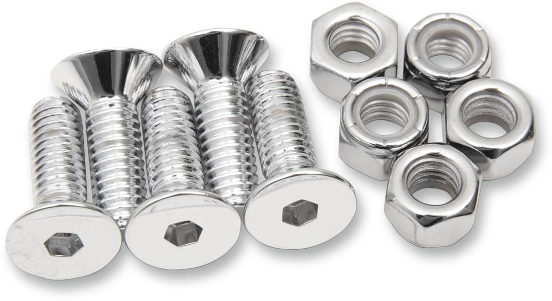 COLONY Mounting Hardware Kit with Nuts - Brake Rotor - Socket-Head/Countersunk - 1-3/4" 8847-5