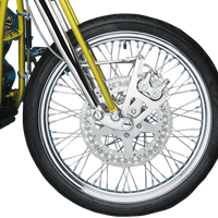 PERFORMANCE MACHINE (PM) Single Disc Caliper - Front - Chrome - Springer 88-99 1217-0017-CH