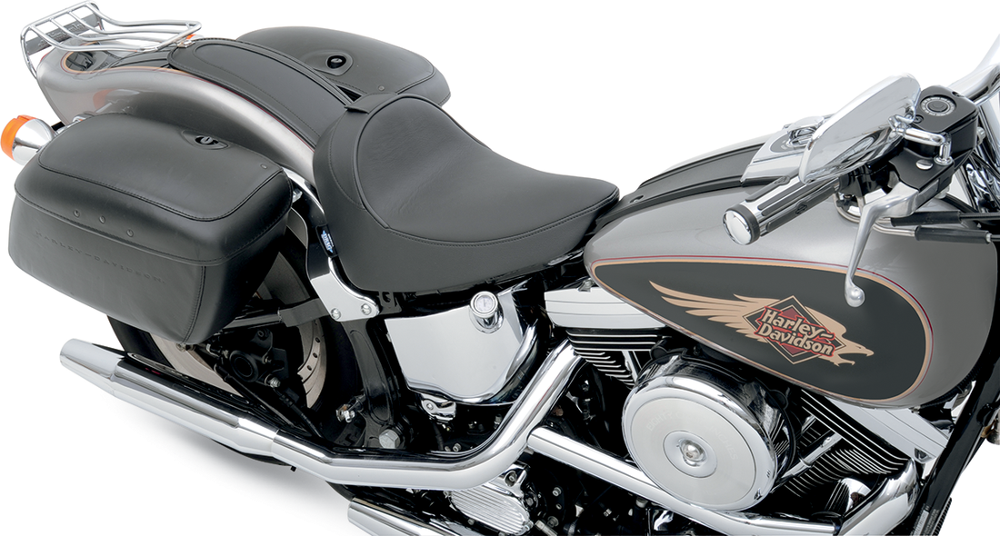 DRAG SPECIALTIES SEATS Solo Seat - Smooth - Driver Backrest - FXST/FLST '84-'99 0802-0618