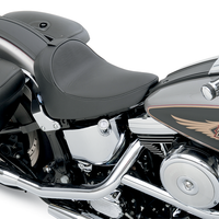 DRAG SPECIALTIES SEATS Solo Seat - Smooth - Driver Backrest - FXST/FLST '84-'99 0802-0618