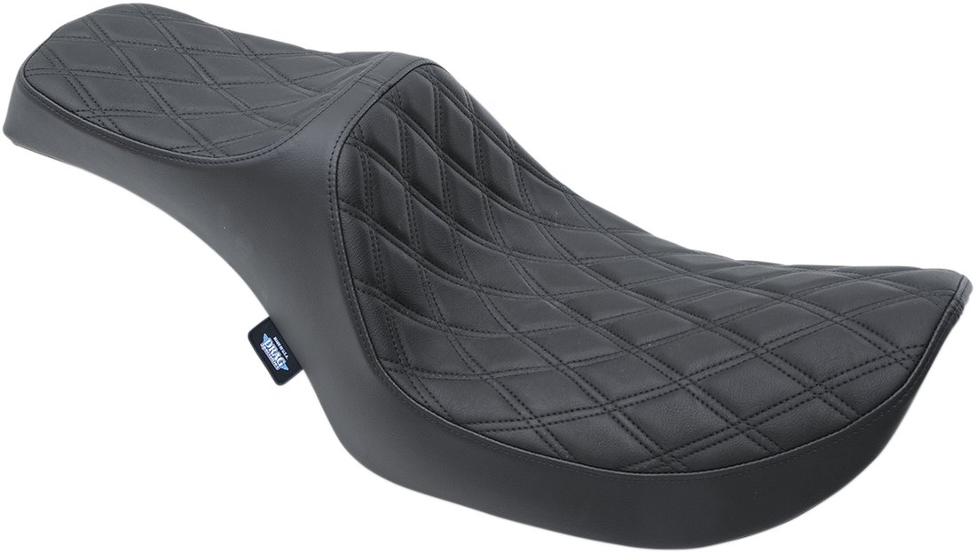 DRAG SPECIALTIES SEATS Predator III Seat - Double Diamond - Black Stitching - FXR '82-'00 0805-0135