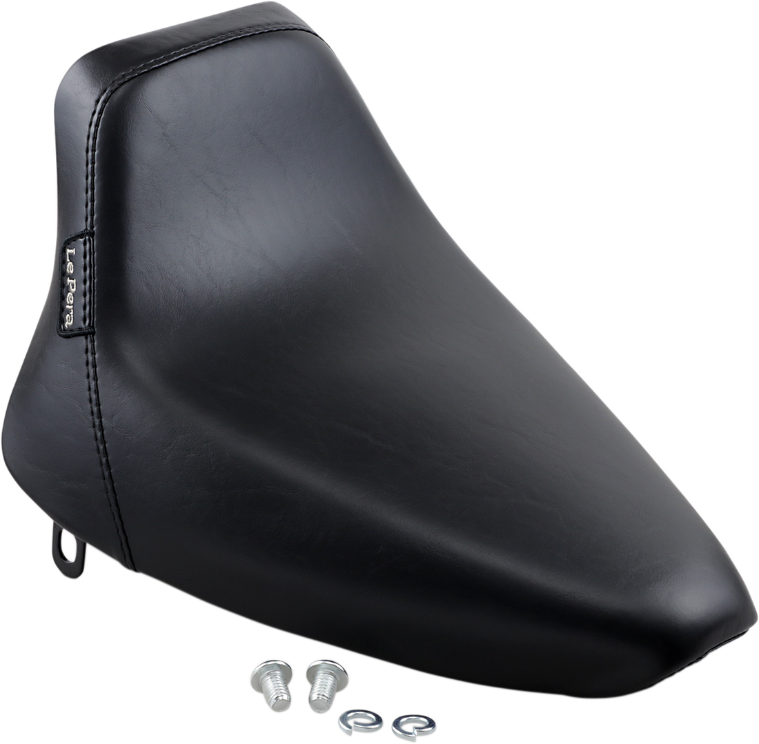 LE PERA Bare Bones Solo Seat - Smooth - Black - FL/FX '84-'99 LN-007