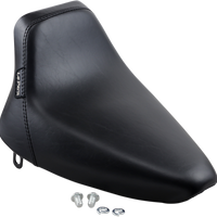 LE PERA Bare Bones Solo Seat - Smooth - Black - FL/FX '84-'99 LN-007