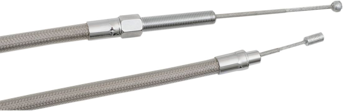 DRAG SPECIALTIES High-Efficiency Braided Stainless Steel Clutch Cable - 53-5/16" 5320700HE