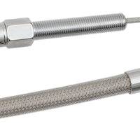 DRAG SPECIALTIES High-Efficiency Braided Stainless Steel Clutch Cable - 53-5/16" 5320700HE