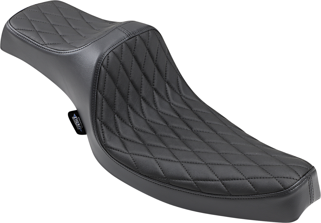 DRAG SPECIALTIES SEATS Predator III Seat - Diamond Stich w/ Black Thread - XL '57-'78 0804-0758