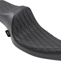 DRAG SPECIALTIES SEATS Predator III Seat - Diamond Stich w/ Black Thread - XL '57-'78 0804-0758