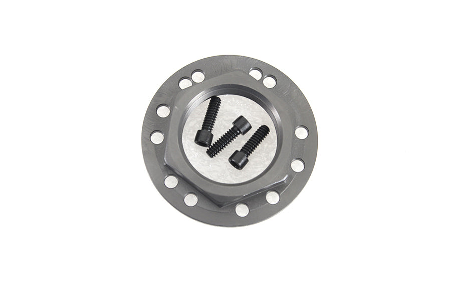 20-0253 - Hex Flange Sprocket Nut Black by V-Twin
