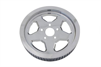 20-0353 - Rear Drive Pulley 65 Tooth Chrome by York