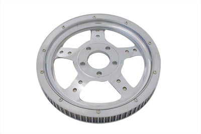 20-0378 - Rear Drive Pulley 68 Tooth Chrome by York