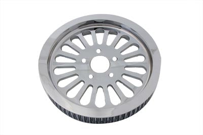 20-0671 - Rear Drive Pulley 65 Tooth Chrome by York