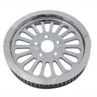 20-0671 - Rear Drive Pulley 65 Tooth Chrome by York