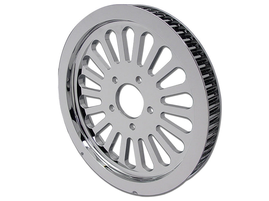 20-0691 - Rear Pulley 65 Tooth Chrome by V-Twin