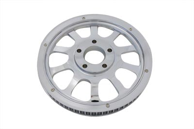 20-0697 - Rear Pulley 66 Tooth Chrome by York