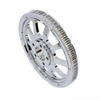 20-0697 - Rear Pulley 66 Tooth Chrome by York