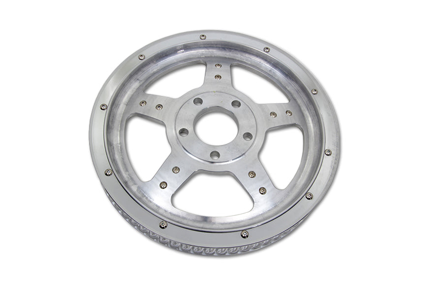 20-0766 - Rear Drive Pulley 68 Tooth Chrome by York