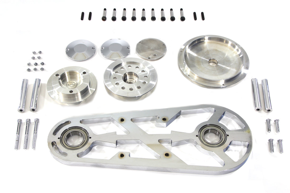 20-2052 - Belt Drive Outboard Support Kit Chrome with Hardware by York