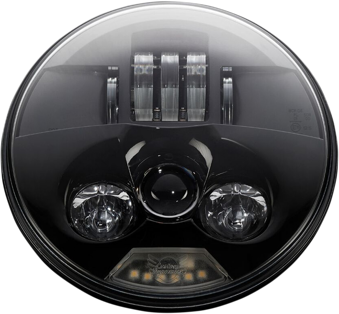 2001-1747 - CUSTOM DYNAMICS ProBEAM LED Headlamp 7" - Black PB-7-B