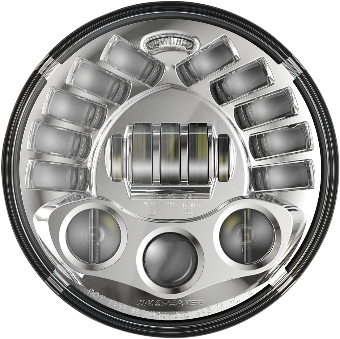 2001-2137 - CUSTOM DYNAMICS Adaptive Headlight with Mount - Chrome PB-7PA-C