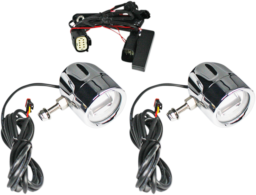2001-2202 - CUSTOM DYNAMICS LED Fog Light - SS8 - Chrome PB-FOG-SS8-C