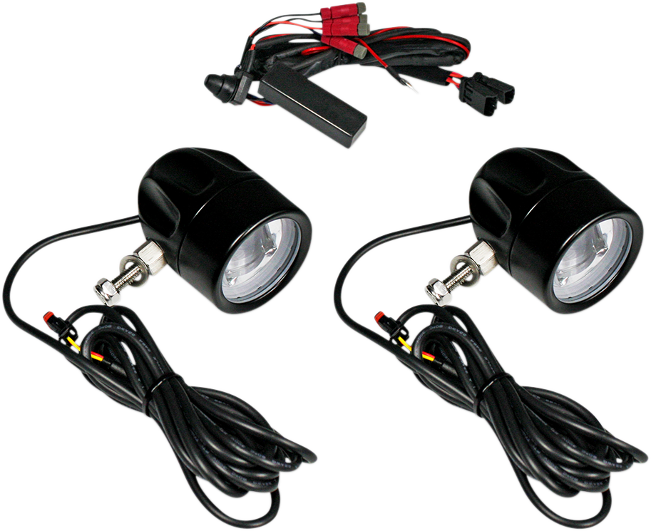 2001-2207 - CUSTOM DYNAMICS LED Fog Light - Universal - Black PB-FOG-UNV-B