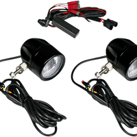 2001-2207 - CUSTOM DYNAMICS LED Fog Light - Universal - Black PB-FOG-UNV-B