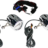 2001-2208 - CUSTOM DYNAMICS LED Fog Light - Universal - Chrome PB-FOG-UNV-C