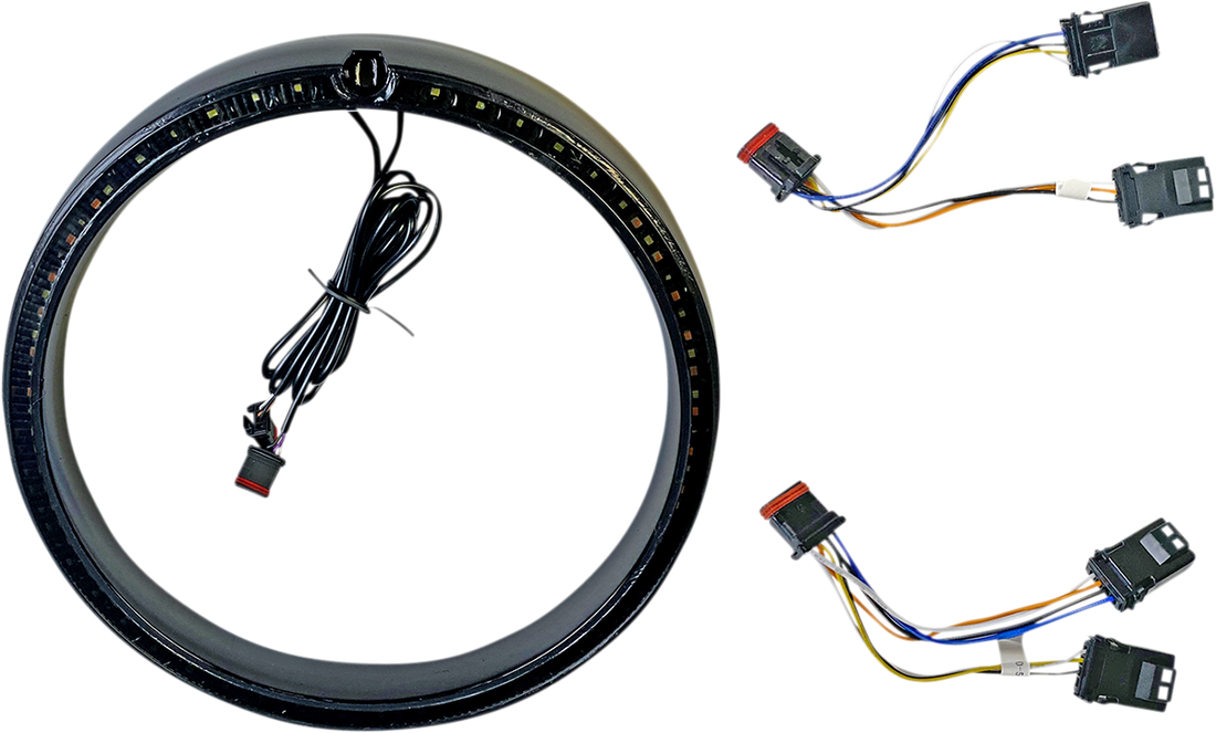 2001-2307 - CUSTOM DYNAMICS Standard Trim Ring - Black PB-7TR-AW-1B
