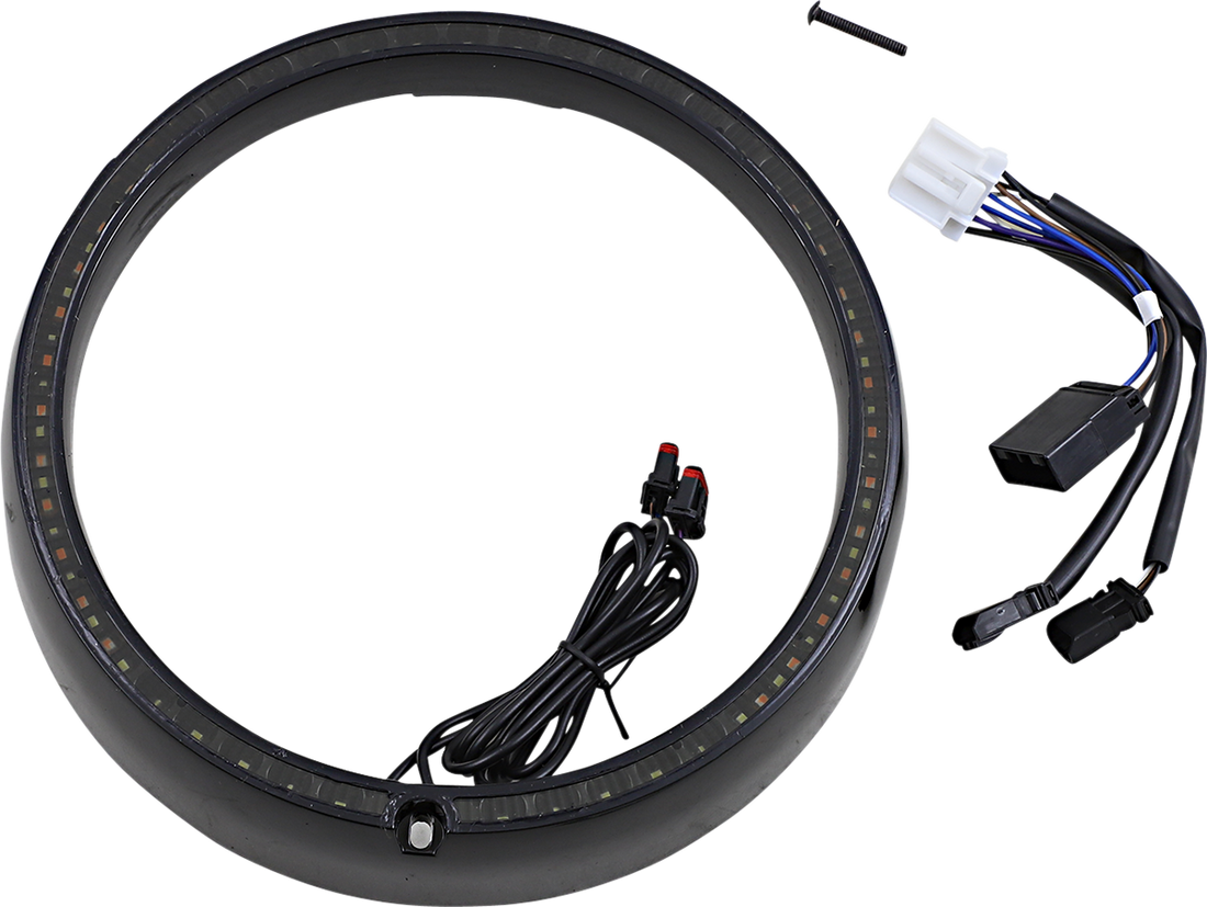 2001-2307 - CUSTOM DYNAMICS Standard Trim Ring - Black PB-7TR-AW-1B