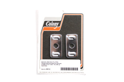 2001-2 - Chrome Swingarm End Plates by Colony