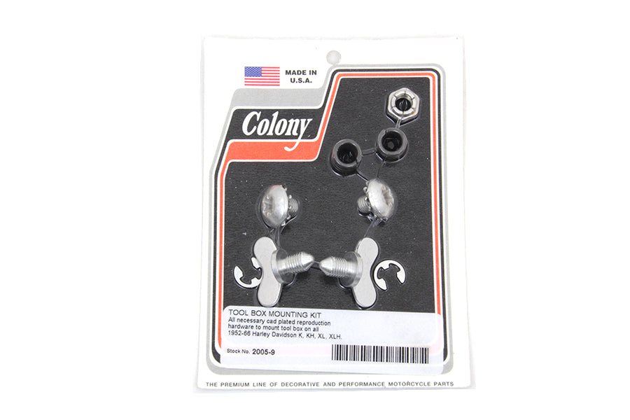 2005-9 - Tool Box Mounting Kit Cadmium by Colony