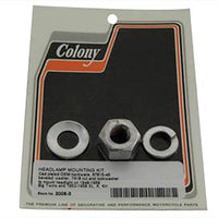 2006-3 - Round Headlamp Mount Kit Cadmium by Colony