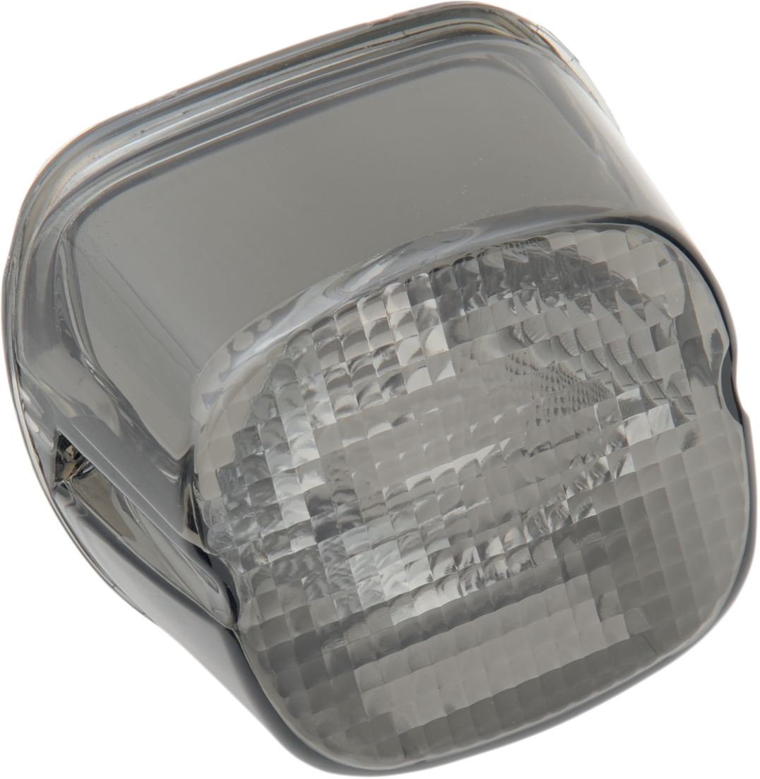 2010-0777 - DRAG SPECIALTIES Taillight Lens - Bottom Tag Window - Smoke 12-0411MD