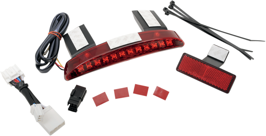 2010-0916 - DRAG SPECIALTIES Running/Brake Light Assembly - Red Lens 77072