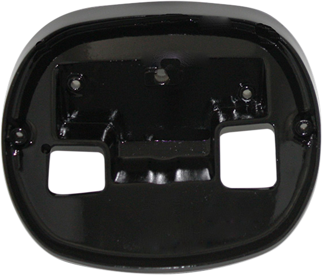 2010-1276 - CUSTOM DYNAMICS Taillight Base Plate - Black TL-BASEPLATE-B