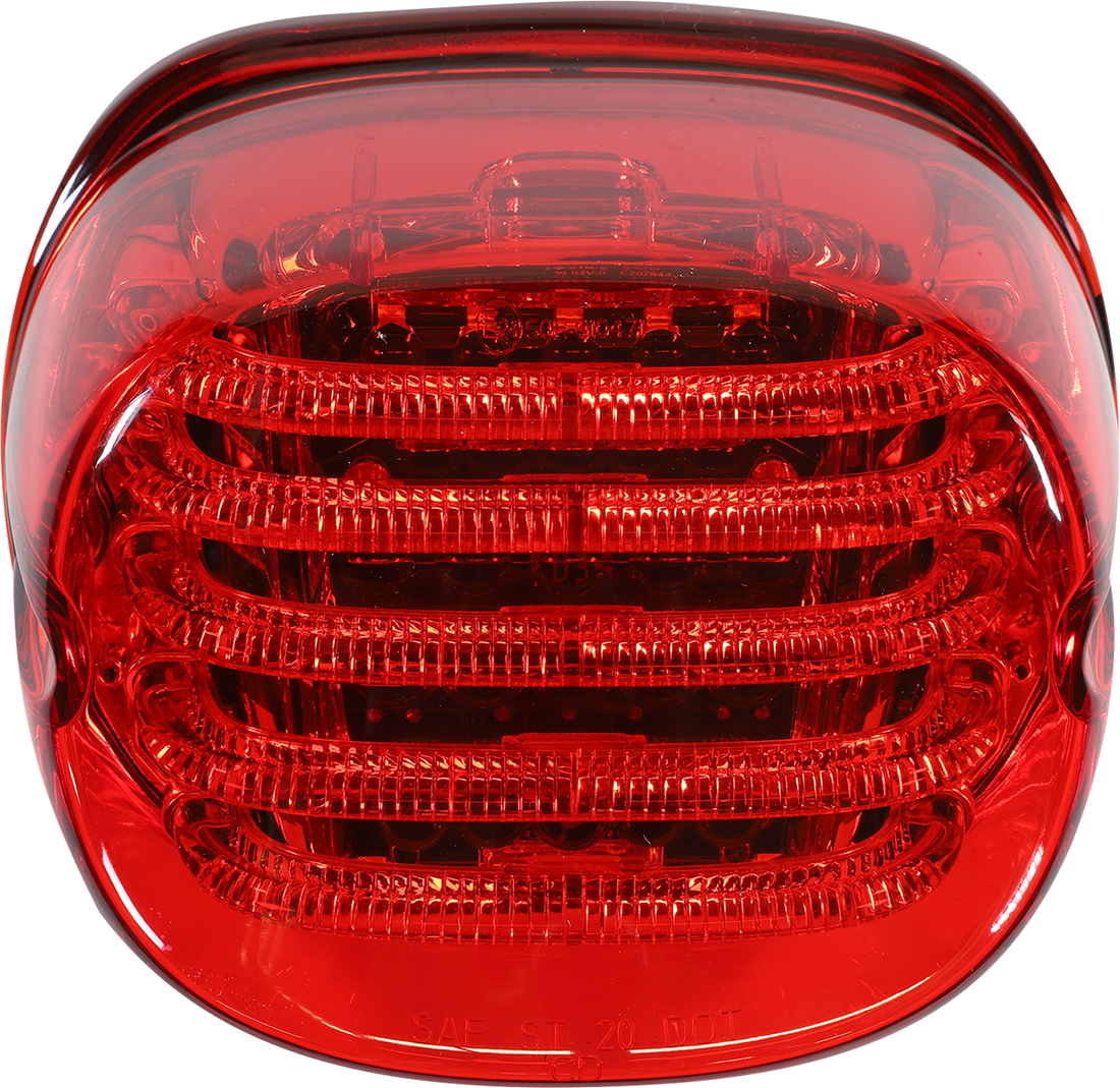 2010-1364 - CUSTOM DYNAMICS Taillight - without License Plate Illumination Window - Red PB-TL-LP-R