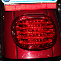 2010-1364 - CUSTOM DYNAMICS Taillight - without License Plate Illumination Window - Red PB-TL-LP-R