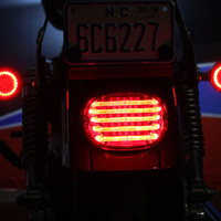 2010-1364 - CUSTOM DYNAMICS Taillight - without License Plate Illumination Window - Red PB-TL-LP-R