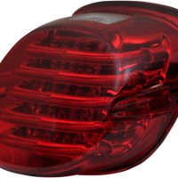2010-1364 - CUSTOM DYNAMICS Taillight - without License Plate Illumination Window - Red PB-TL-LP-R