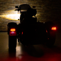 2010-1369 - CUSTOM DYNAMICS Taillight - without License Plate Illumination Window - Smoke PB-TL-SB-S