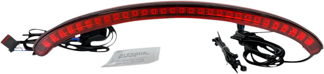 2010-1405 - CUSTOM DYNAMICS LED Taillight with Turn Signal - Red CD-FATBOB-R