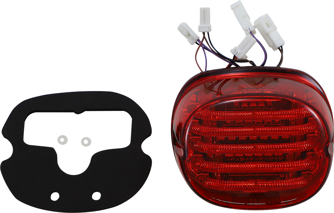 2010-1412 - CUSTOM DYNAMICS Taillight/Turn Signal -  Bottom Window - Red Lens PB-TL-INT-BW-R